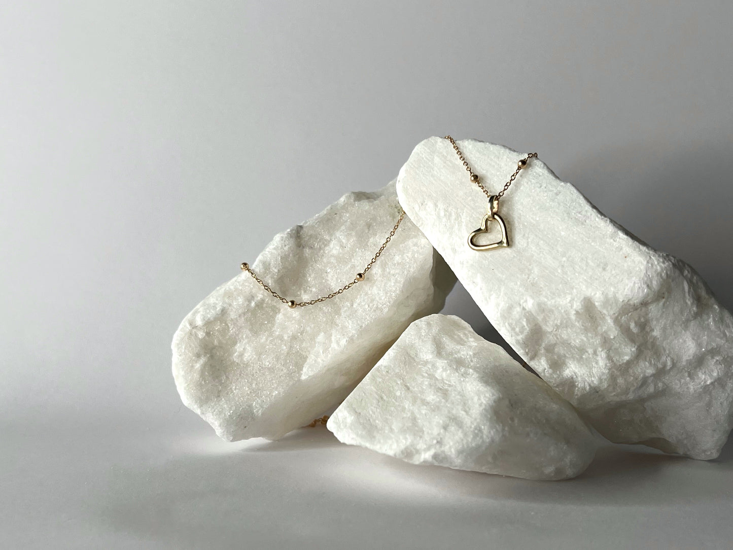 MY HEART / Necklace in Silver or Gold