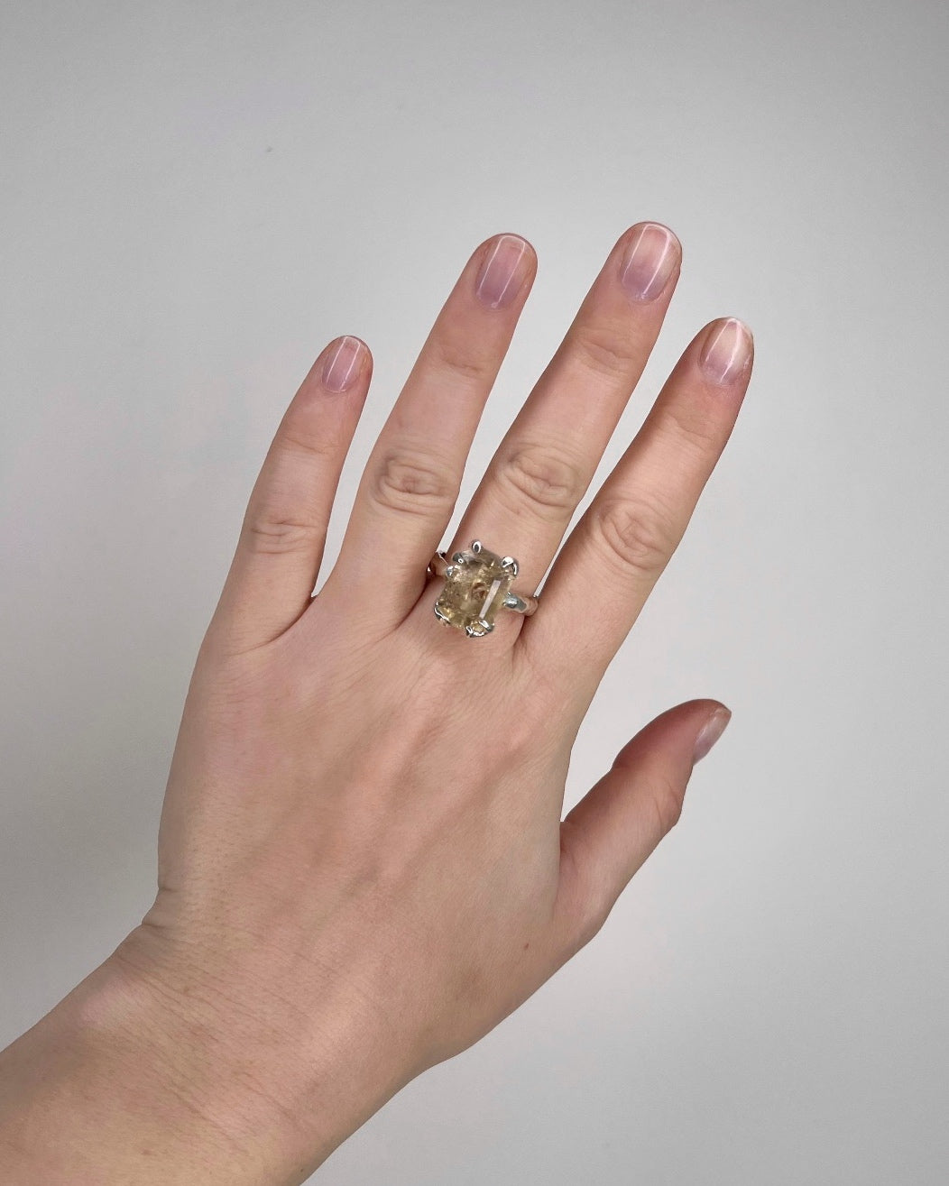 HER HIGHNESS / Ring in Silver & Big Citrine