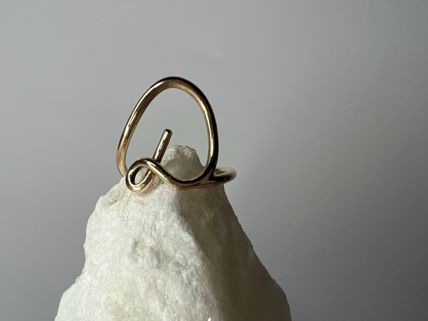 YOUR LETTER / Ring (adjustable) in Silver or Gold