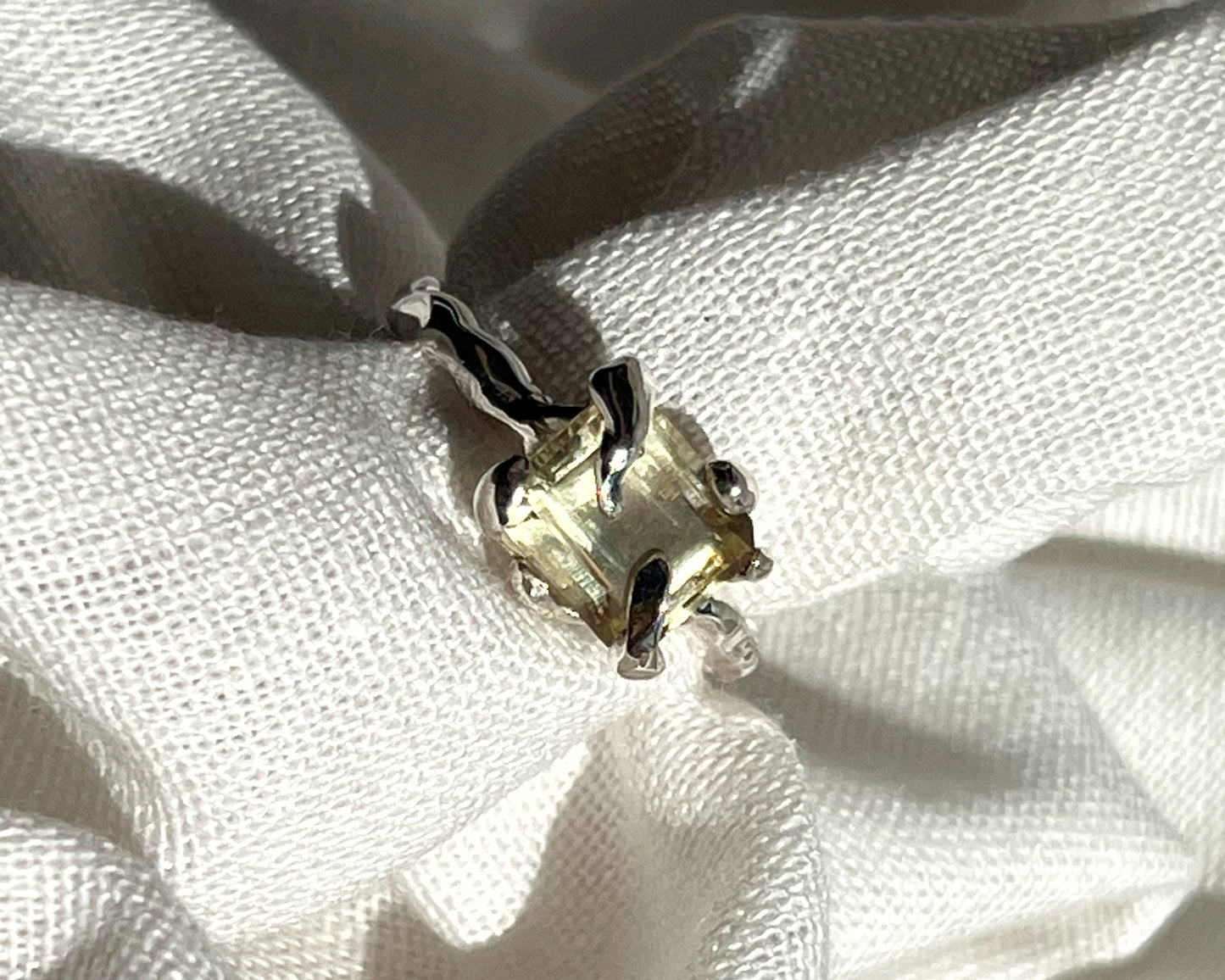 PRINCESS / Ring in Silver & Citrine