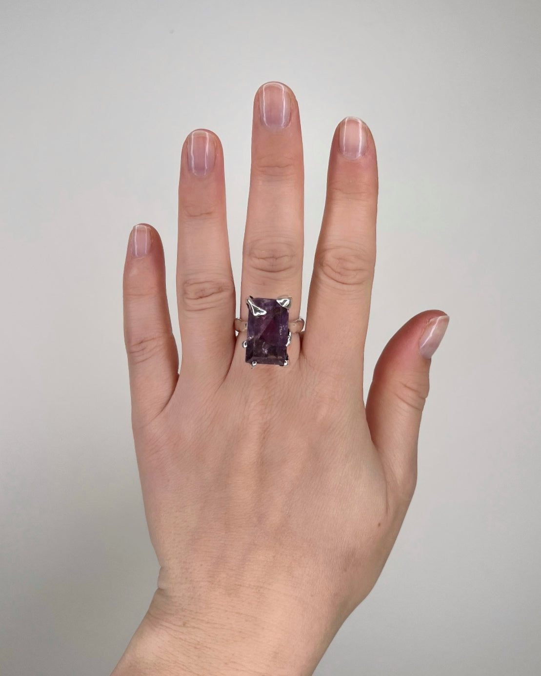 BORN TO REIGN / Ring in Silver & Big Ametrine