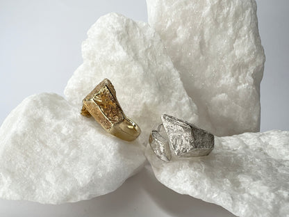 SWISS ALPS Cliff / Ring in Silver or Gold