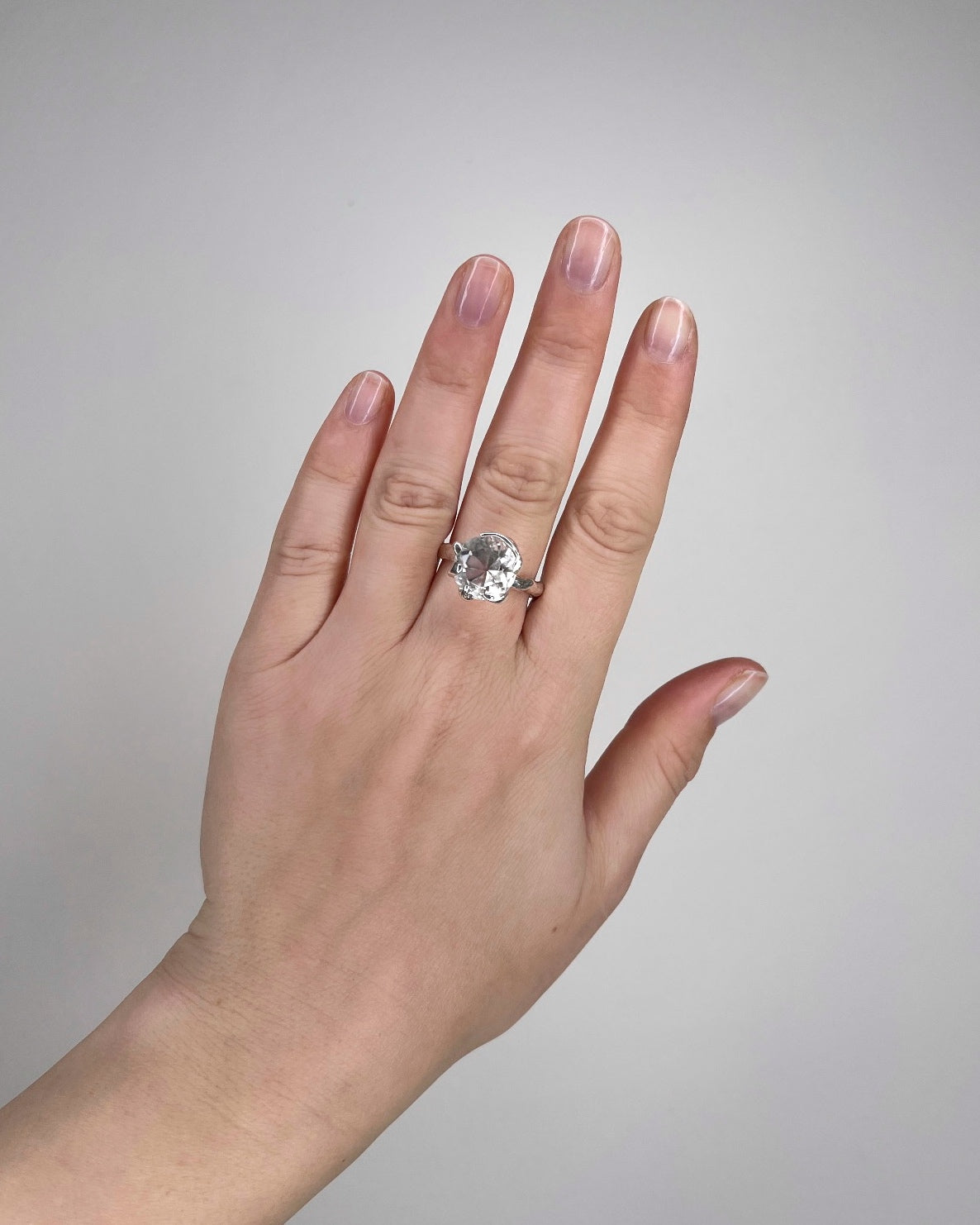 FIT FOR A QUEEN / Ring in Silver & Clear Quartz