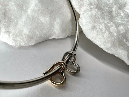 WITH ALL MY HEART / Bangle in Silver or Gold