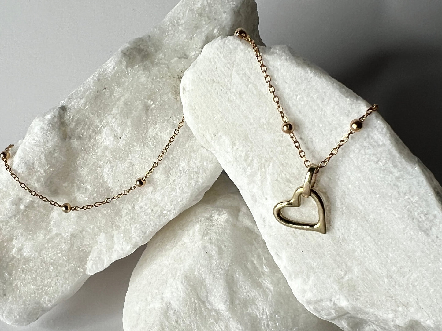 MY HEART / Necklace in Silver or Gold